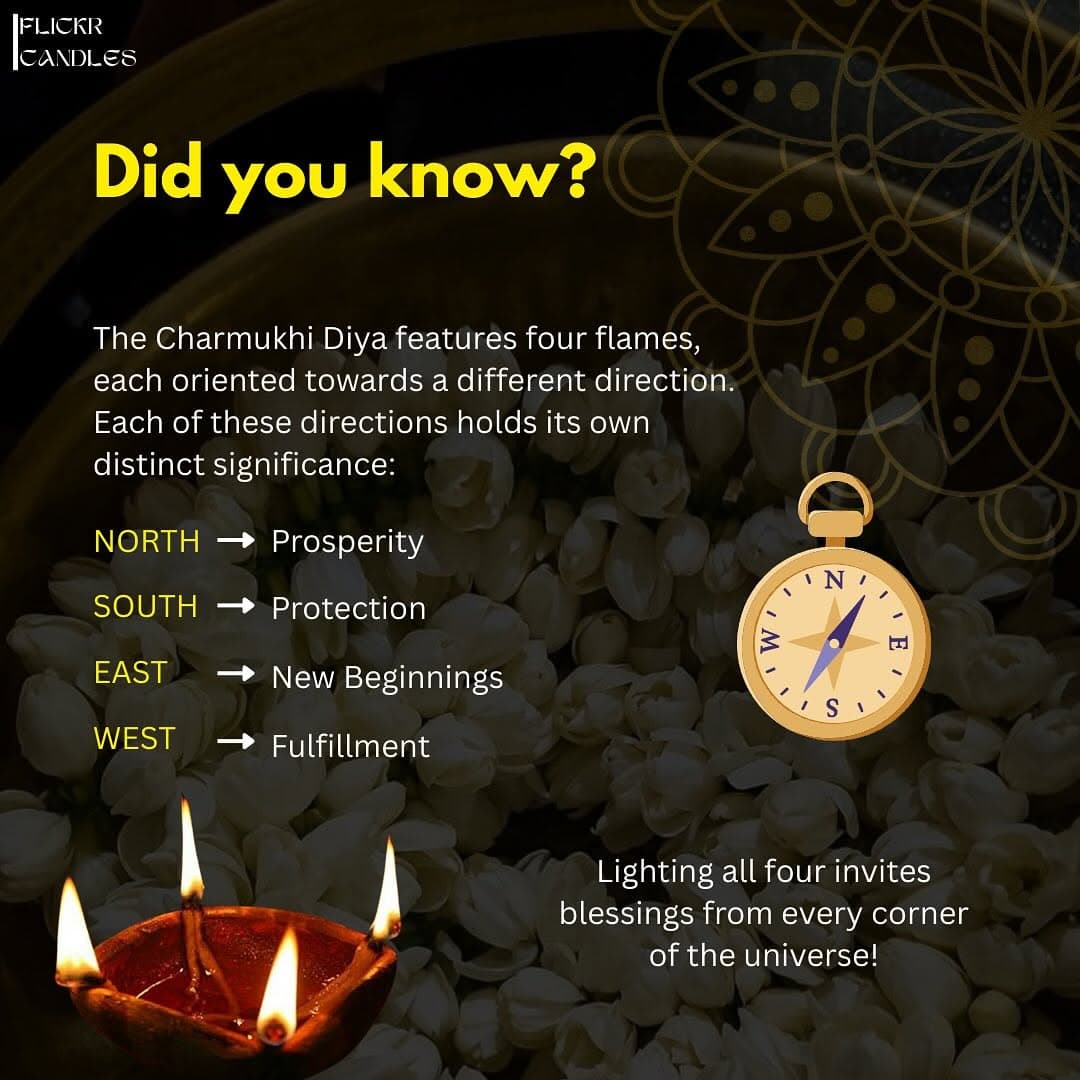 My grandmother always lit the four-cornered diyas differently… 🪔 thumbnail 2